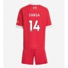 Liverpool Federico Chiesa #14 Hjemmedraktsett Barn 2025-26 Kortermet (+ korte bukser)